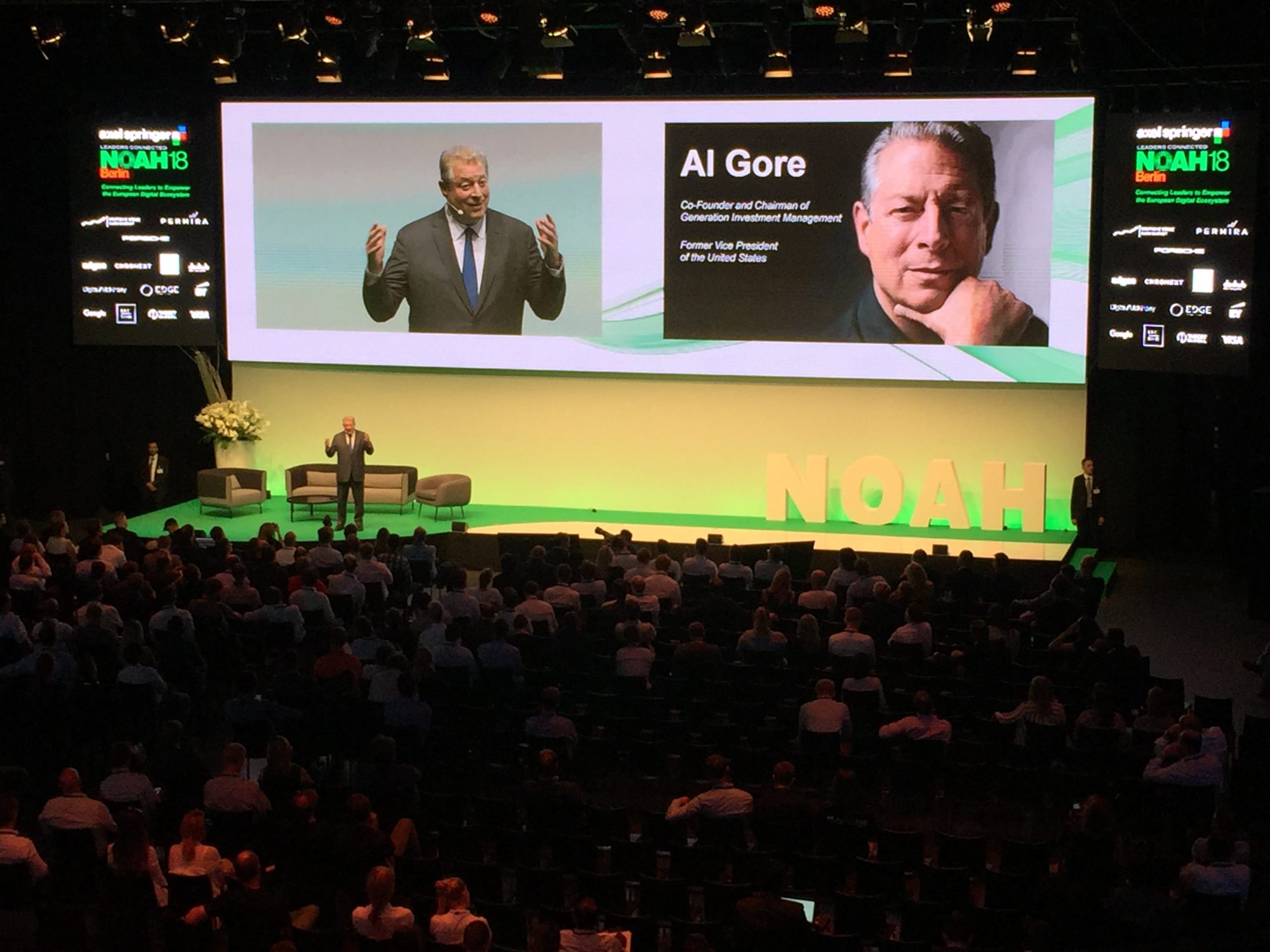 Al Gore auf der Noah 2018